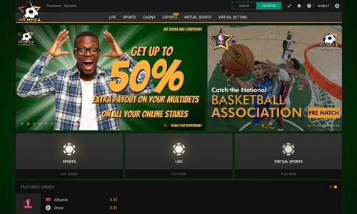 mCHEZA Tanzania mobile sportsbook and casino mockup
